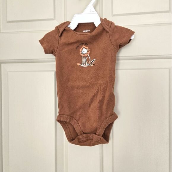 5/$10 Carter's shortsleeve onesie size 3m - Picture 1 of 4